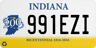 IN license plate 991EZI