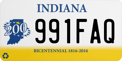 IN license plate 991FAQ