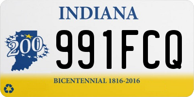 IN license plate 991FCQ