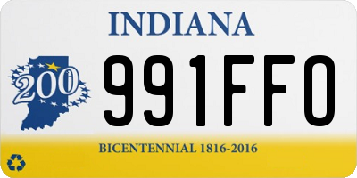 IN license plate 991FFO