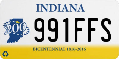 IN license plate 991FFS