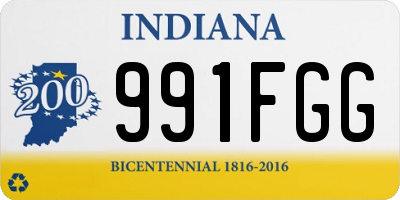 IN license plate 991FGG