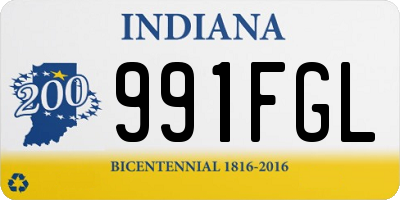 IN license plate 991FGL