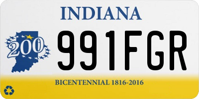 IN license plate 991FGR
