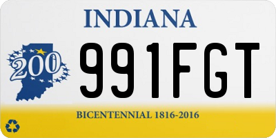 IN license plate 991FGT