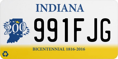 IN license plate 991FJG