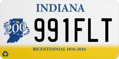 IN license plate 991FLT