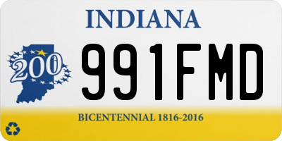 IN license plate 991FMD