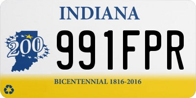 IN license plate 991FPR