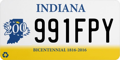 IN license plate 991FPY