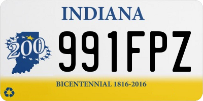 IN license plate 991FPZ