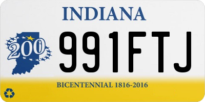 IN license plate 991FTJ