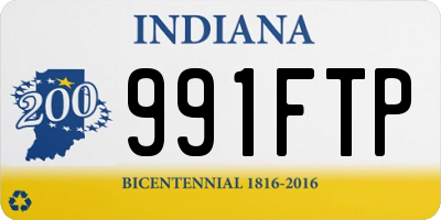 IN license plate 991FTP