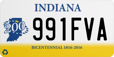 IN license plate 991FVA