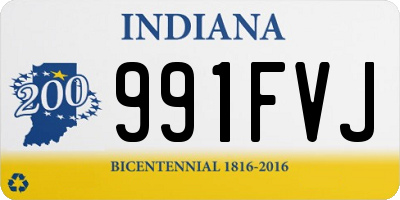 IN license plate 991FVJ