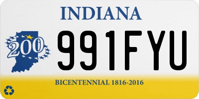 IN license plate 991FYU