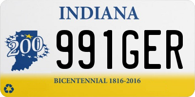 IN license plate 991GER