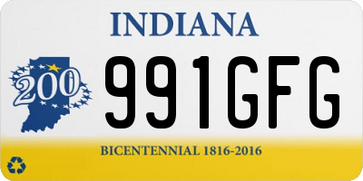 IN license plate 991GFG