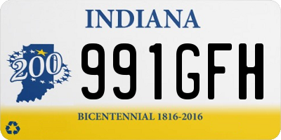 IN license plate 991GFH