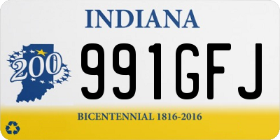 IN license plate 991GFJ