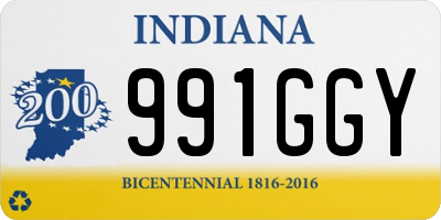 IN license plate 991GGY