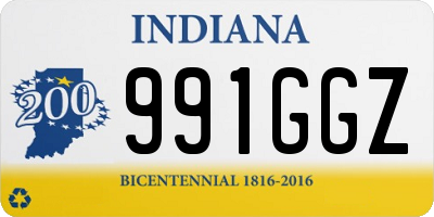 IN license plate 991GGZ