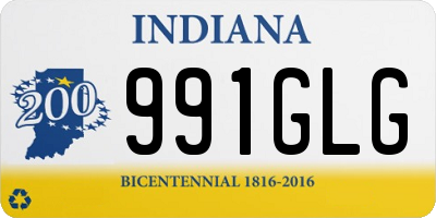 IN license plate 991GLG