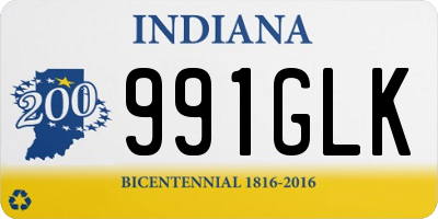 IN license plate 991GLK