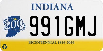 IN license plate 991GMJ