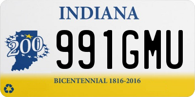 IN license plate 991GMU