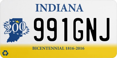 IN license plate 991GNJ