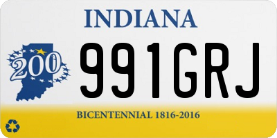 IN license plate 991GRJ