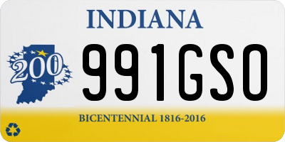 IN license plate 991GSO