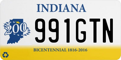 IN license plate 991GTN