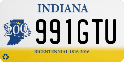 IN license plate 991GTU