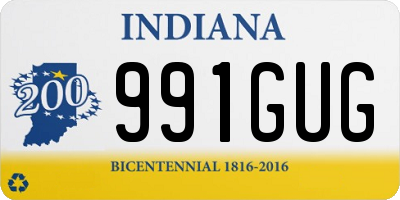IN license plate 991GUG