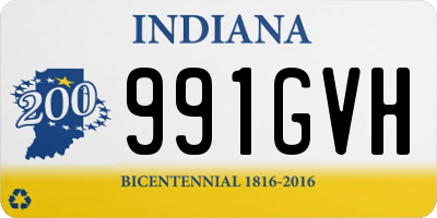 IN license plate 991GVH