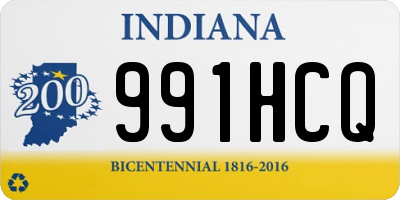 IN license plate 991HCQ