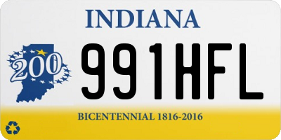 IN license plate 991HFL