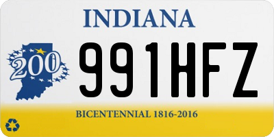 IN license plate 991HFZ