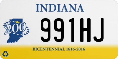 IN license plate 991HJ