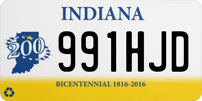 IN license plate 991HJD