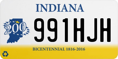 IN license plate 991HJH