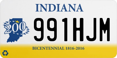 IN license plate 991HJM