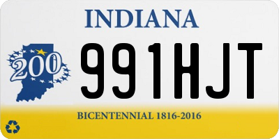 IN license plate 991HJT