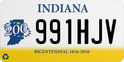 IN license plate 991HJV