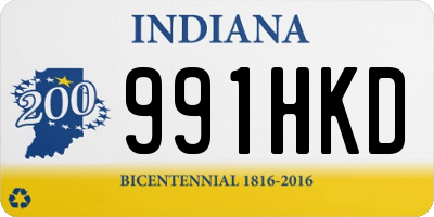 IN license plate 991HKD