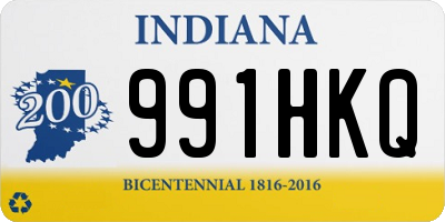 IN license plate 991HKQ