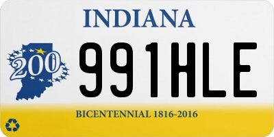 IN license plate 991HLE