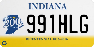 IN license plate 991HLG